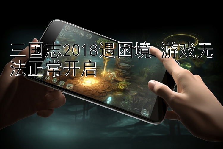 三国志2018遇困境 游戏无法正常开启